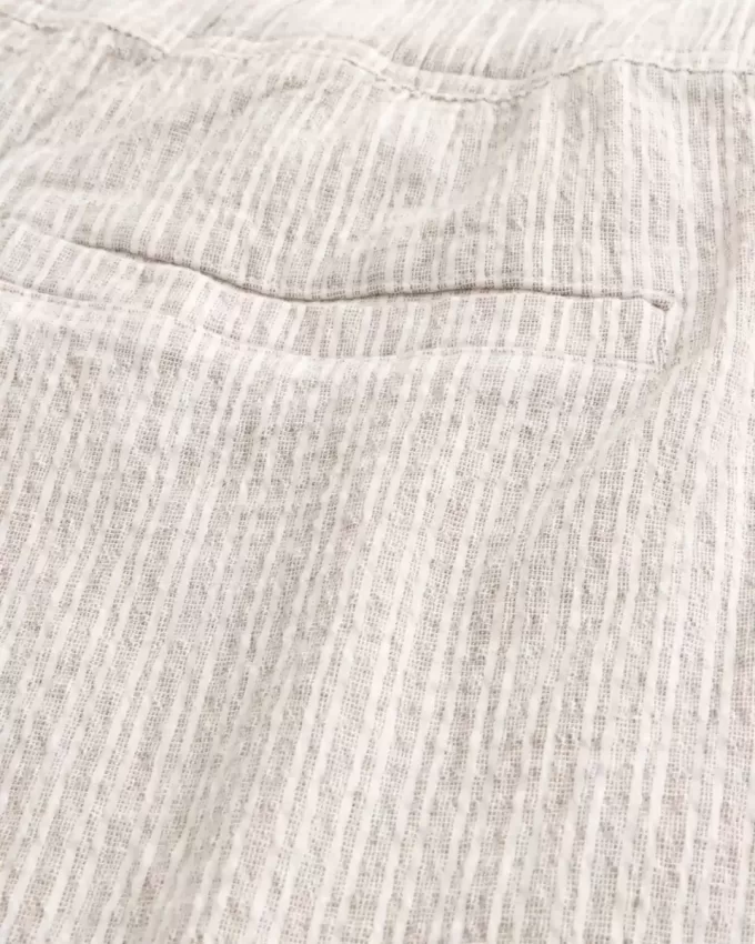 Pantaloni largi Seersucker Pantaloni largi Seersucker