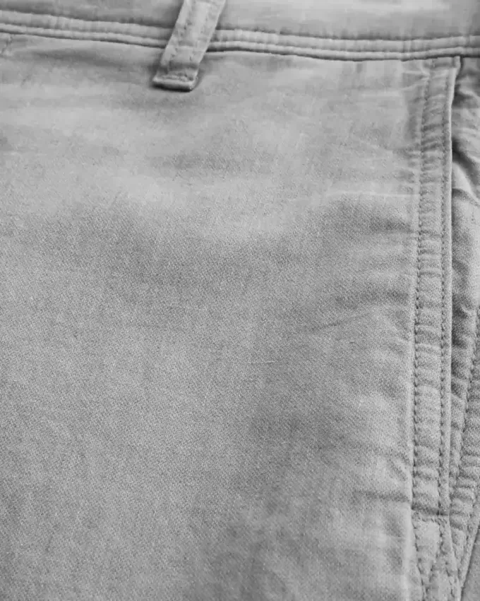 Pantaloni lenți cu talie flexibilă din amestec de in Pantaloni lenți cu talie flexibilă din amestec de in