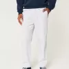 Pantaloni lenți cu tragere din amestec de in
