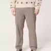 Pantaloni lenți cu tragere din amestec de in