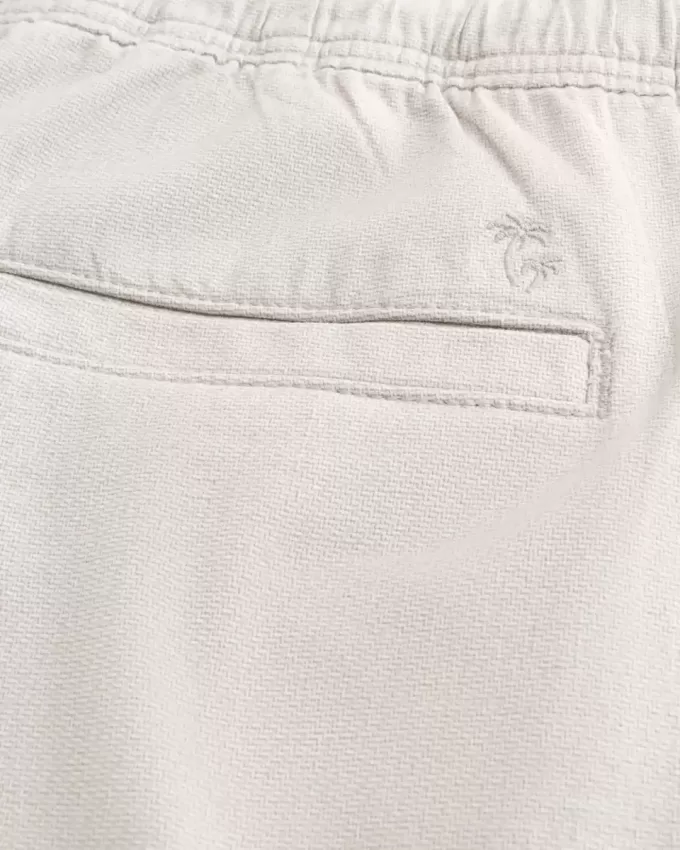 Pantaloni lenți cu tragere din amestec de in Pantaloni lenți cu tragere din amestec de in