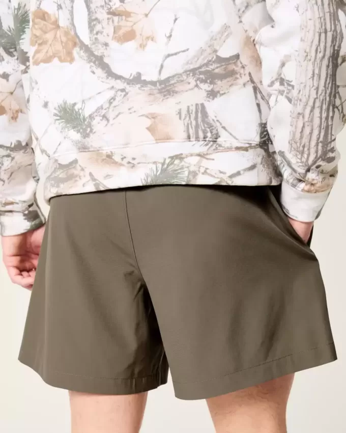 Pantaloni scurți activi hibridi la jumătatea coapsei