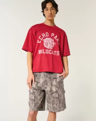 Pantaloni scurți Camo Baggy Denim Painter