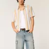Pantaloni scurți cargo din denim cu spălare medie