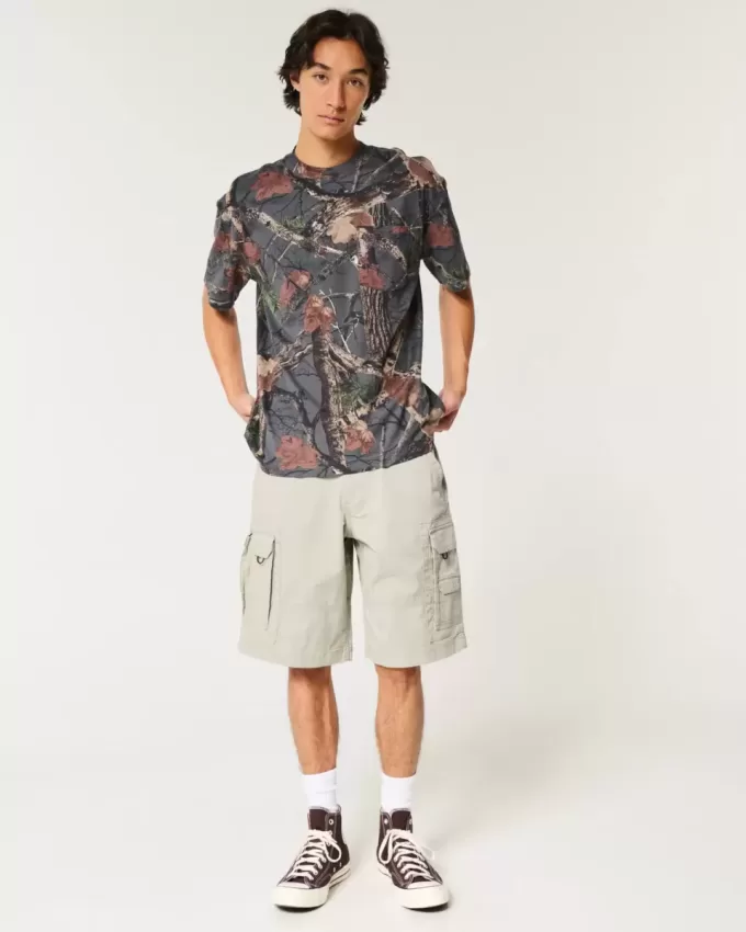 Pantaloni scurți cargo largi Pantaloni scurți cargo largi