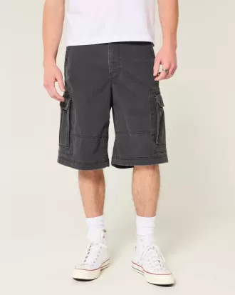 Pantaloni scurți cargo largi la genunchi