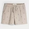 Pantaloni scurți cu model homar la jumătatea coapsei Pantaloni scurți cu model homar la jumătatea coapsei