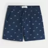 Pantaloni scurți cu model steag american la jumătatea coapsei Pantaloni scurți cu model steag american la jumătatea coapsei