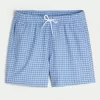 Pantaloni scurți de baie Seersucker Volley la mijlocul coapsei Pantaloni scurți de baie Seersucker Volley la mijlocul coapsei