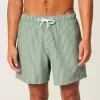 Pantaloni scurți de baie Seersucker Volley la mijlocul coapsei Pantaloni scurți de baie Seersucker Volley la mijlocul coapsei