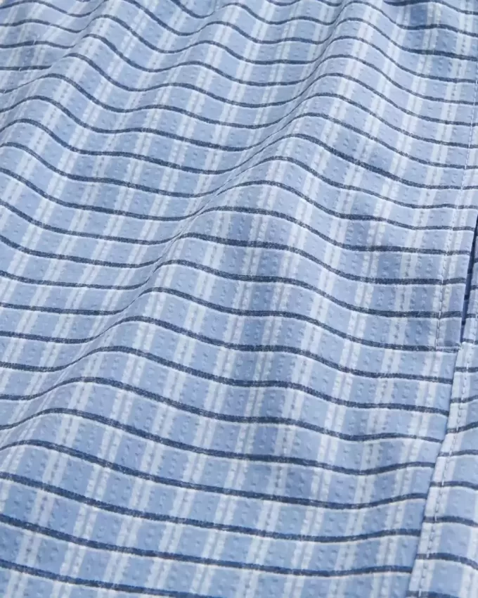 Pantaloni scurți de baie Seersucker Volley la mijlocul coapsei Pantaloni scurți de baie Seersucker Volley la mijlocul coapsei