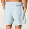 Pantaloni scurți de baie Seersucker Volley la mijlocul coapsei Pantaloni scurți de baie Seersucker Volley la mijlocul coapsei
