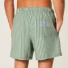 Pantaloni scurți de baie Seersucker Volley la mijlocul coapsei Pantaloni scurți de baie Seersucker Volley la mijlocul coapsei