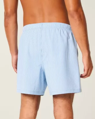 Pantaloni scurți de baie Seersucker Volley la mijlocul coapsei