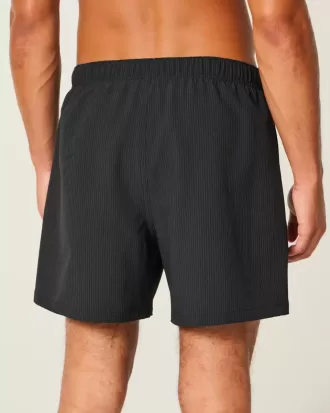 Pantaloni scurți de baie Seersucker Volley la mijlocul coapsei