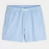 Pantaloni scurți de baie Seersucker Volley la mijlocul coapsei Pantaloni scurți de baie Seersucker Volley la mijlocul coapsei