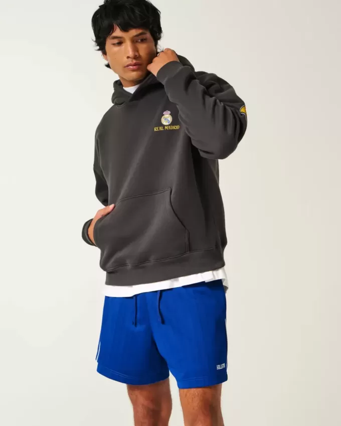 Pantaloni scurți de fotbal tricot la mijlocul coapsei Pantaloni scurți de fotbal tricot la mijlocul coapsei