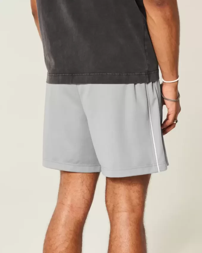 Pantaloni scurți de fotbal tricot la mijlocul coapsei Pantaloni scurți de fotbal tricot la mijlocul coapsei