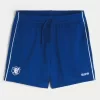 Pantaloni scurți de fotbal tricot la mijlocul coapsei Pantaloni scurți de fotbal tricot la mijlocul coapsei