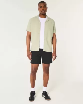 Pantaloni scurți de răcire cu față plată 7″