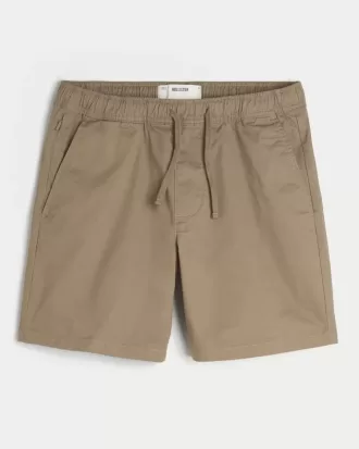 Pantaloni scurți de sarg cu tragere deasupra genunchiului