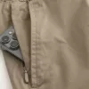 Pantaloni scurți de sarg cu tragere deasupra genunchiului Pantaloni scurți de sarg cu tragere deasupra genunchiului