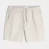 Pantaloni scurți de sarg cu tragere deasupra genunchiului Pantaloni scurți de sarg cu tragere deasupra genunchiului