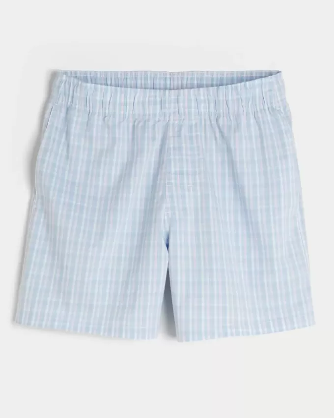 Pantaloni scurți de somn din poplin
