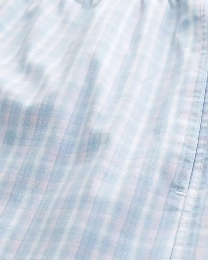 Pantaloni scurți de somn din poplin