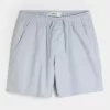 Pantaloni scurți din amestec de in deasupra genunchiului Pantaloni scurți din amestec de in deasupra genunchiului