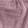 Pantaloni scurți din amestec de in deasupra genunchiului Pantaloni scurți din amestec de in deasupra genunchiului