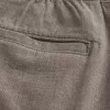 Pantaloni scurți din amestec de in deasupra genunchiului