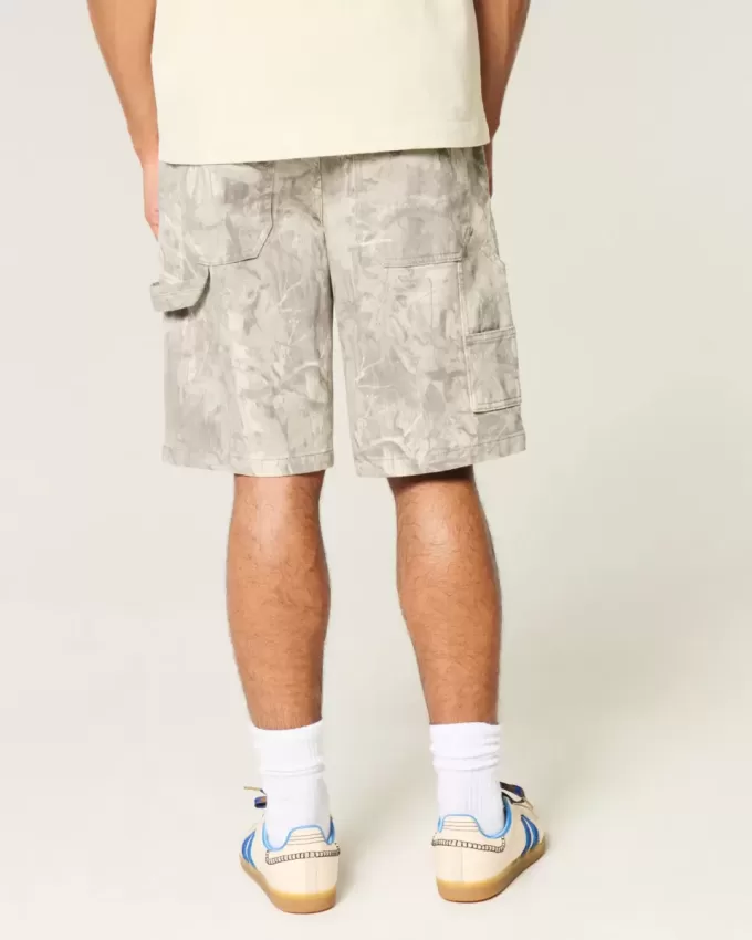 Pantaloni scurți din blugi Camo Baggy Pantaloni scurți din blugi Camo Baggy