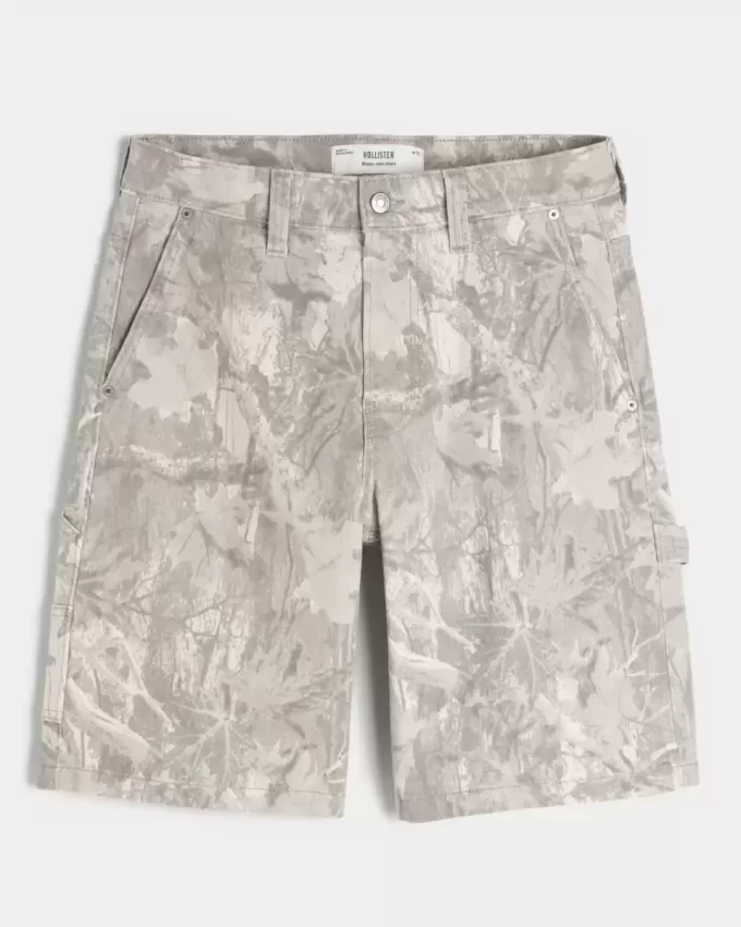 Pantaloni scurți din blugi Camo Baggy Pantaloni scurți din blugi Camo Baggy