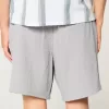 Pantaloni scurți din bumbac cu crinkle deasupra genunchiului