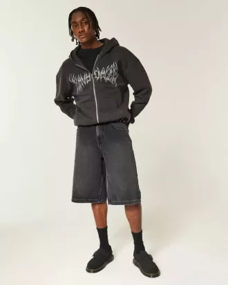 Pantaloni scurți din denim Star Graphic Super Baggy