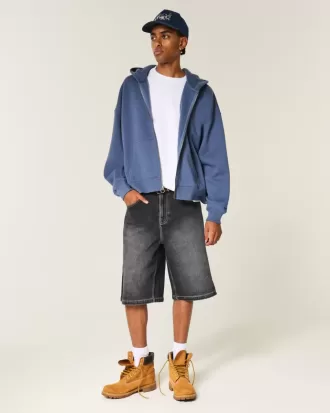 Pantaloni scurți din denim super largi