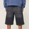 Pantaloni scurți din denim super largi Pantaloni scurți din denim super largi