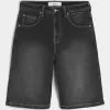Pantaloni scurți din denim super largi Pantaloni scurți din denim super largi