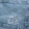 Pantaloni scurți din denim super largi cu grafic Skull Pantaloni scurți din denim super largi cu grafic Skull