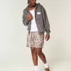 Pantaloni scurți din lână camuflat la jumătatea coapsei Pantaloni scurți din lână camuflat la jumătatea coapsei