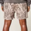 Pantaloni scurți din lână camuflat la jumătatea coapsei Pantaloni scurți din lână camuflat la jumătatea coapsei