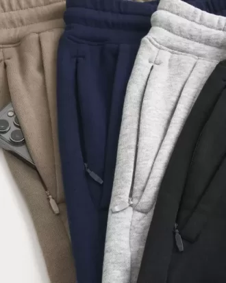 Pantaloni scurți din lână deasupra genunchiului, pachet de 4