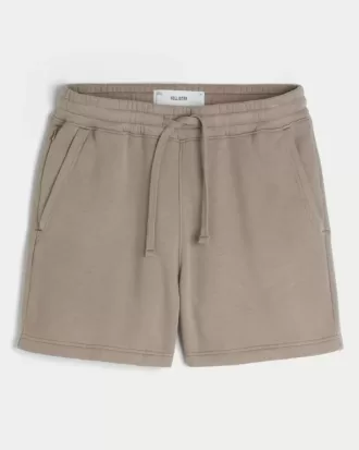 Pantaloni scurți din lână la jumătatea coapsei