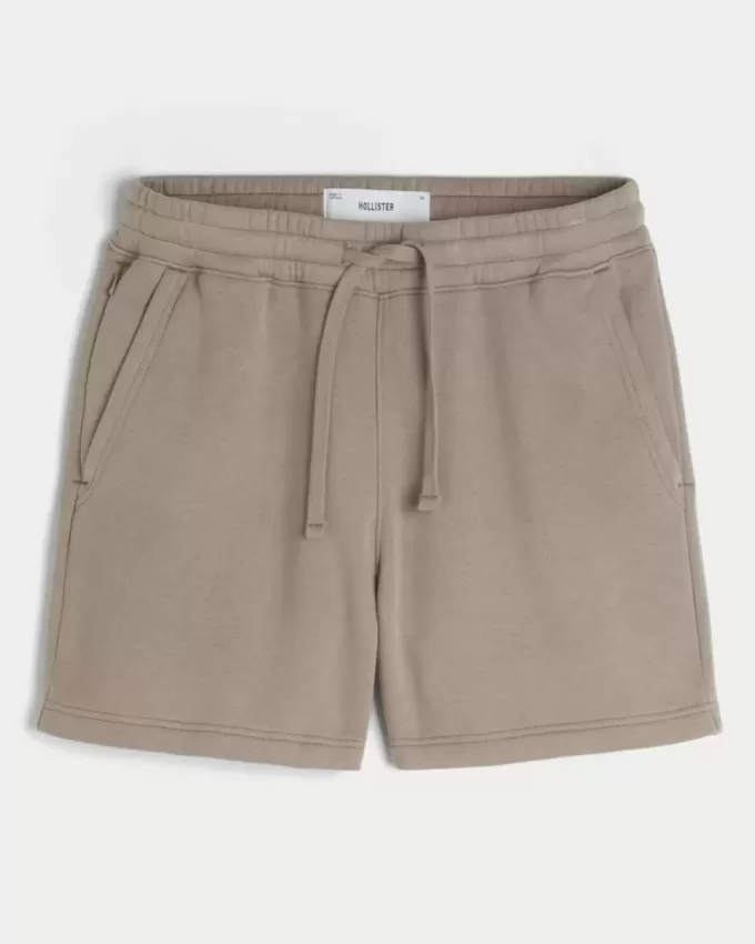 Pantaloni scurți din lână la jumătatea coapsei Pantaloni scurți din lână la jumătatea coapsei