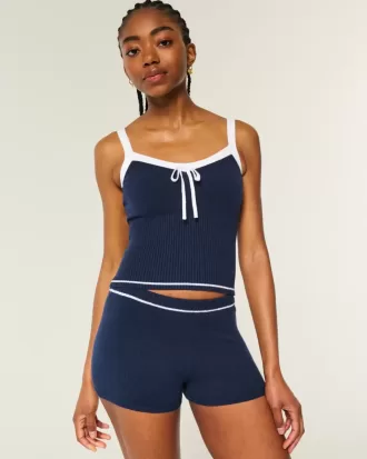 Pantaloni scurți din tricot cu pulover confortabil Gilly Hicks