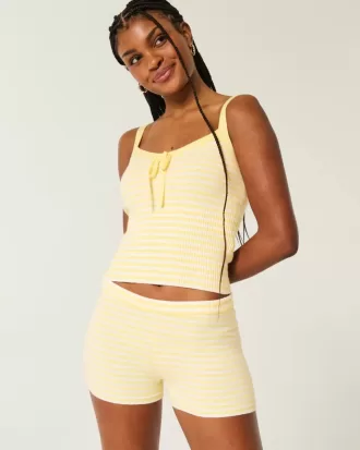 Pantaloni scurți din tricot cu pulover confortabil Gilly Hicks