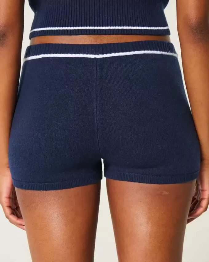 Pantaloni scurți din tricot cu pulover confortabil Gilly Hicks Pantaloni scurți din tricot cu pulover confortabil Gilly Hicks
