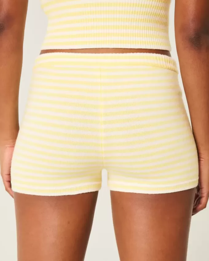 Pantaloni scurți din tricot cu pulover confortabil Gilly Hicks Pantaloni scurți din tricot cu pulover confortabil Gilly Hicks