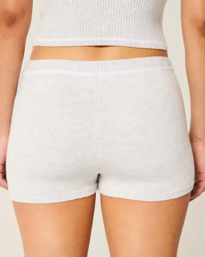 Pantaloni scurți din tricot cu pulover confortabil Gilly Hicks Pantaloni scurți din tricot cu pulover confortabil Gilly Hicks